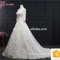 2017 New Gorgeous Vintage Lace Satin Off Shoulder Wedding Dresses Bridal Gown